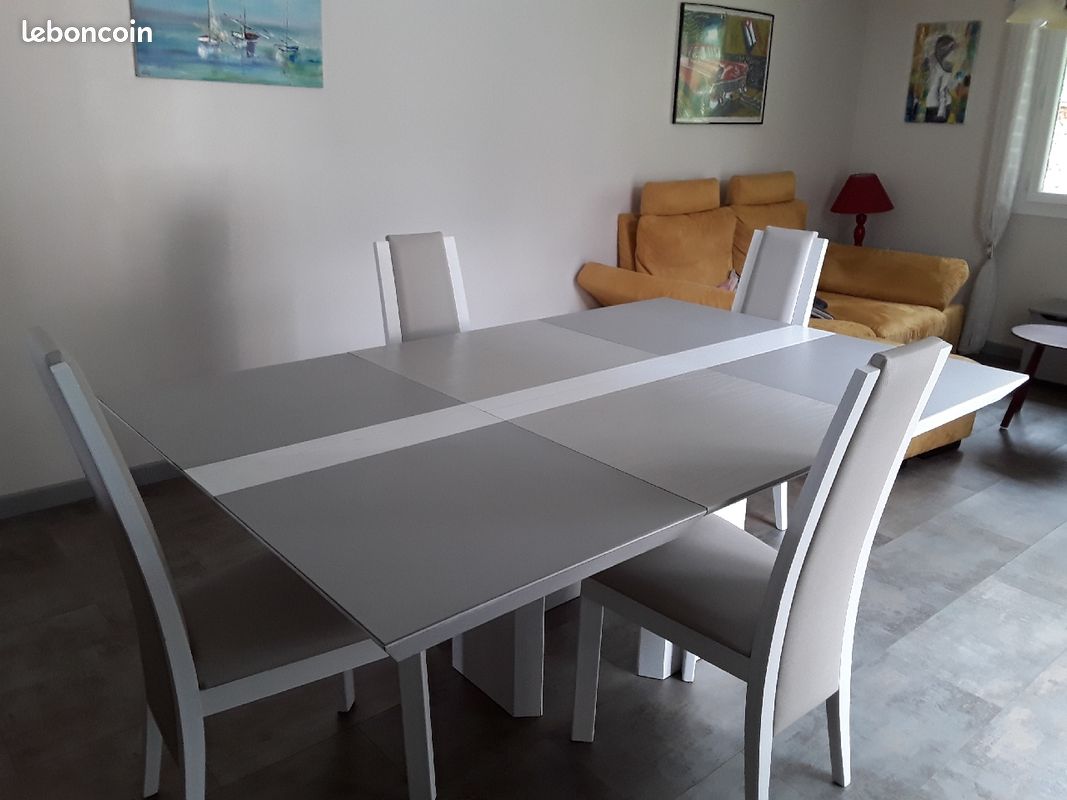 Table de salle à manger avec sa console (image 3)
