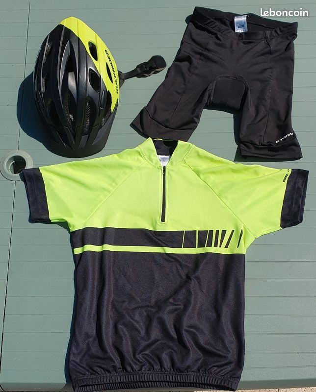 Ensemble BTwin Cuissard+Maillot +Casque (image 1)