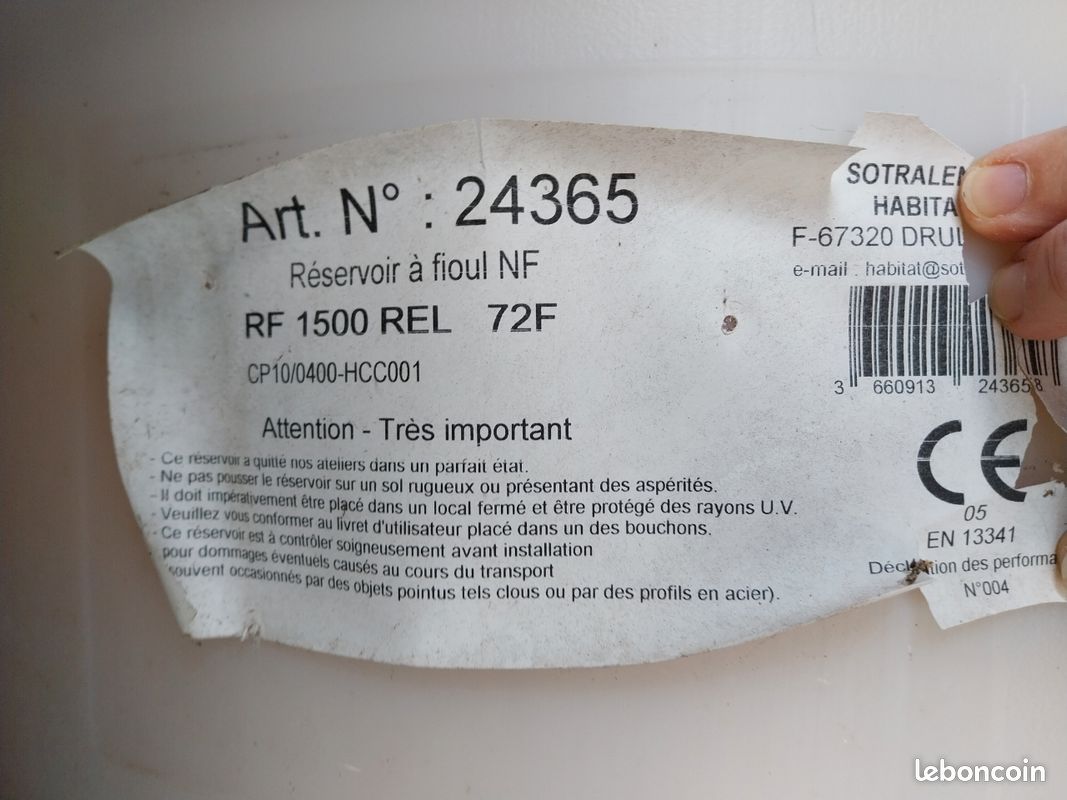 Cuve fuel 1500 l (image 5)