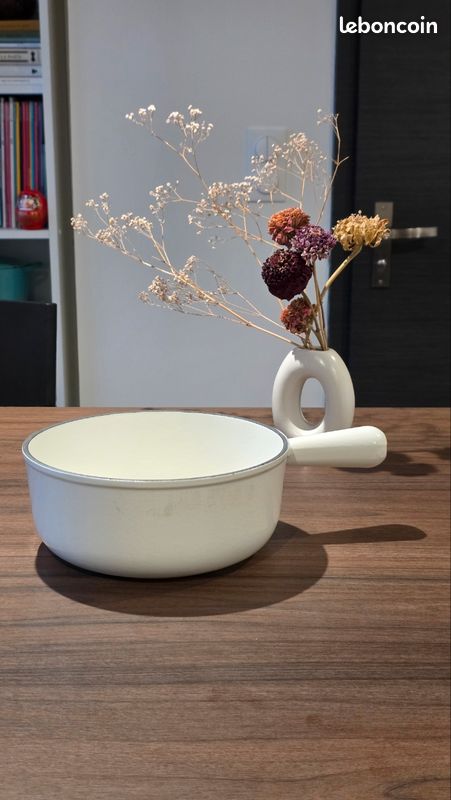 Le Creuset Fondue Set (3) - Art Deco - Iron (cast/wrought