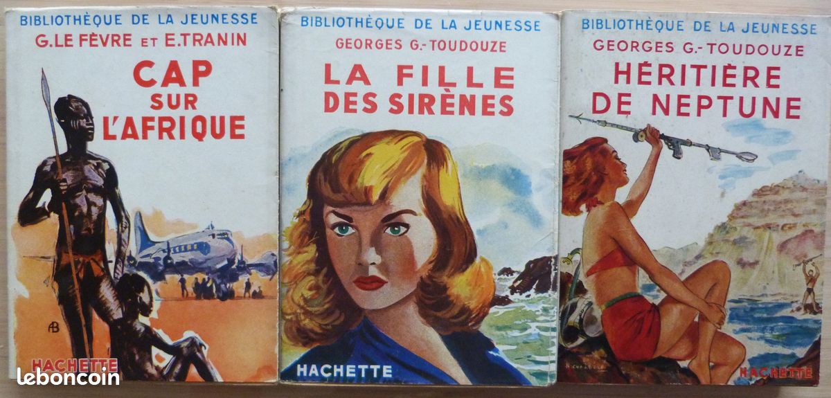 Livre x 3 " Bibliothèque de la jeunesse" (image 1)