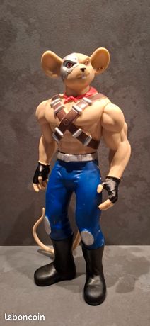 BJ2 Biker Mice From Mars - Figurine Géante 30 Cm Galoob 1994 - Vintage