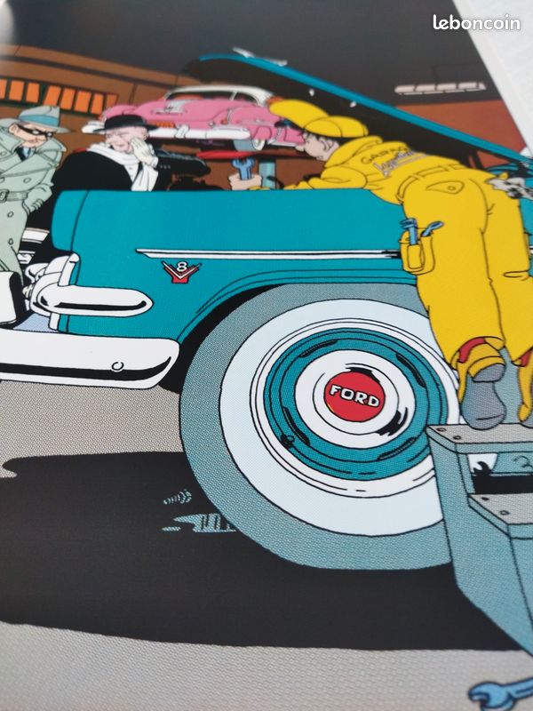 Automobiles Ted Benoit album poster 21 illustrations détachables (image 4)