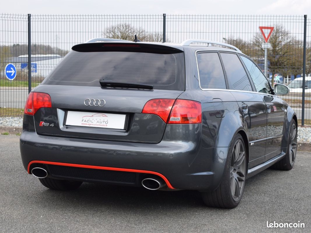 Audi rs4 avant b7 4.2 v8 420cv quattro bvm6 / pack f1 / pack carbone / disques ceramique / systeme bose (image 3)