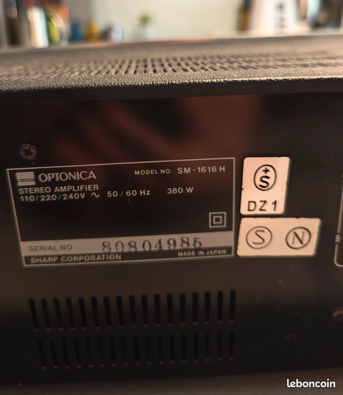 Ampli hi-fi vintage Optonica Sharp (image 5)