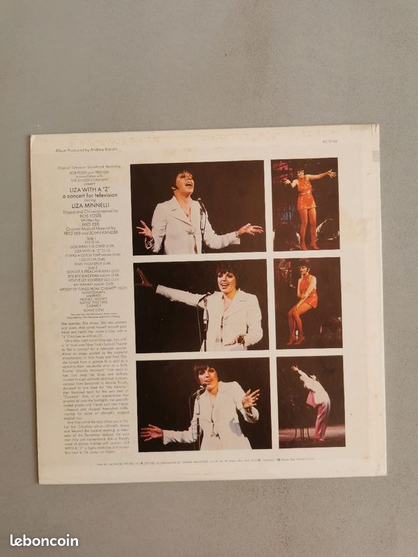 Vinyle Liza Minnelli Liza with a Z (image 2)