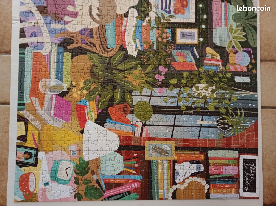 PUZZLE PIÈCES & PEACE 1000 pièces COMPLET n° 1 (image 10)