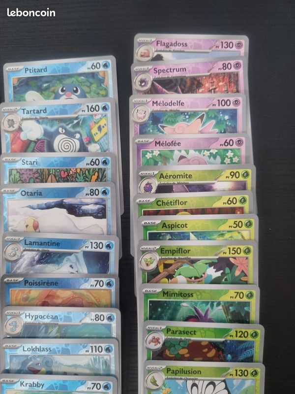 Pokemon 60 cartes 151 reverse (image 6)