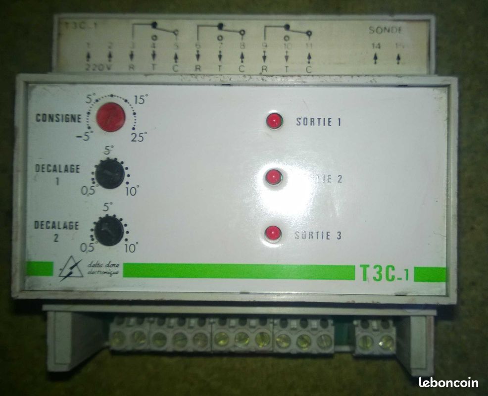Regulateur delesteur de chauffage T3C1 delta dore (image 1)