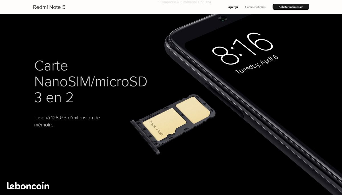 Redmi Note 5 - 64Go Bon état (image 6)