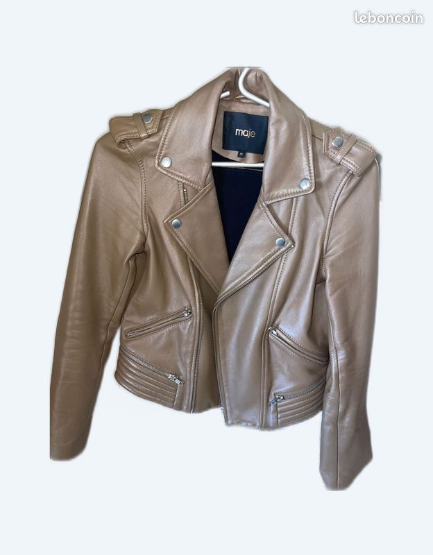 Perfecto maje en cuir d'agneau Vêtements