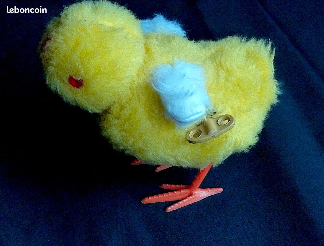 Sharplace Poussin Mécanique Wind Up - Jouet Poulet Sautant Mignon Pour Enfants - Jaune