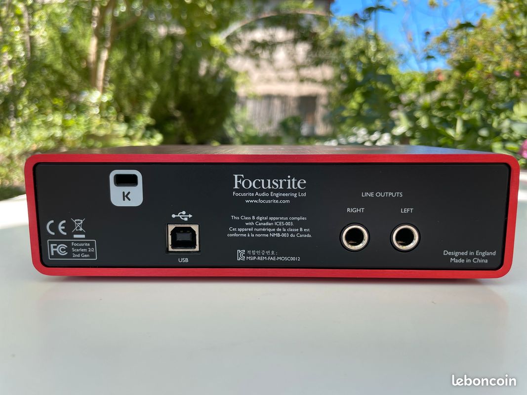 Kit Home Studio Focusrite Scarlett 2i2 2nd Gen (image 5)