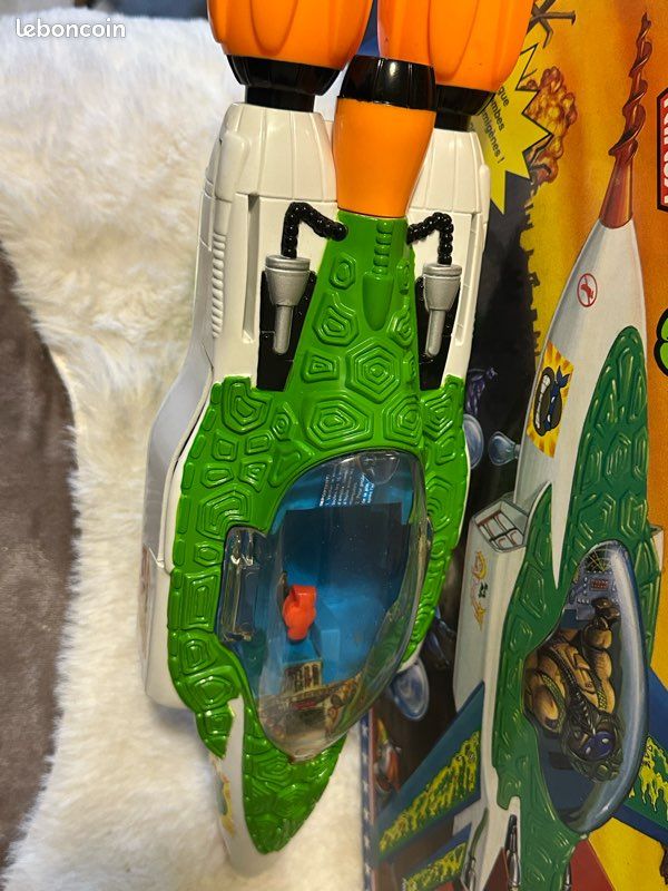 Vintage Teenage Mutant Ninja Turtles tortues ninja Bubble Bomber Airplane 1992 - CR (image 9)