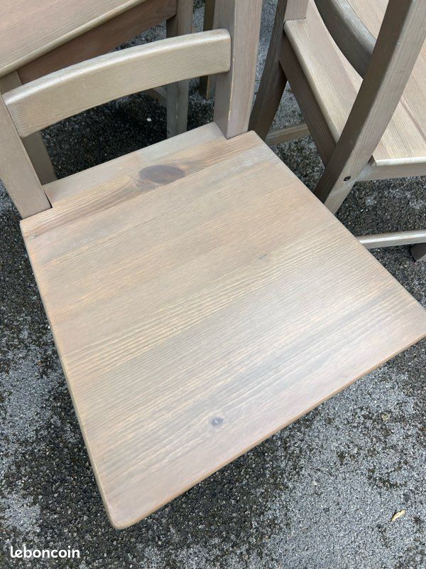 Chaises IKEA KAUSTBY bois, massif, chêne, Clair (image 2)