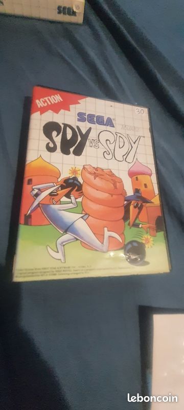 Sega Master System Jeu Spy Vs Spy PAL sans notice