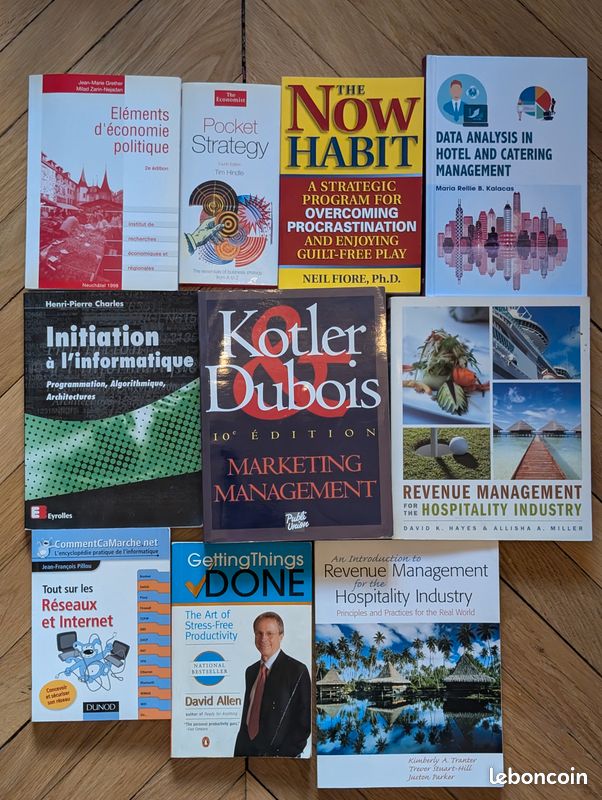 📚Une quarantaine de livres enfants, productivité, guides touristiques... (image 2)
