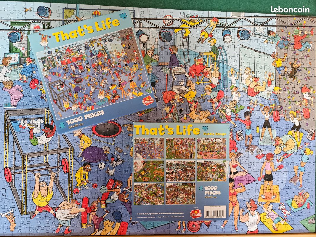 Puzzle That's Life "Salle Gym" - 1000 pièces (image 2)