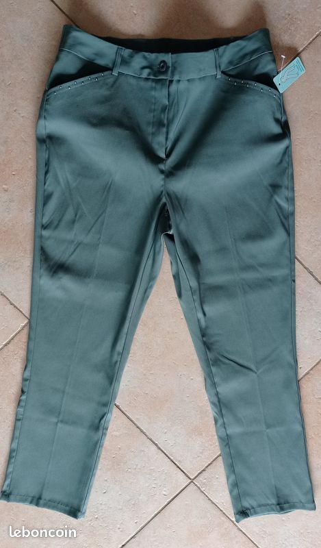 Pantalon chic court femme T 44 Damart (image 2)
