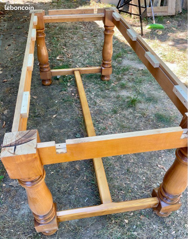 Grande table pieds chêne 2m / 3m x 1m (image 5)