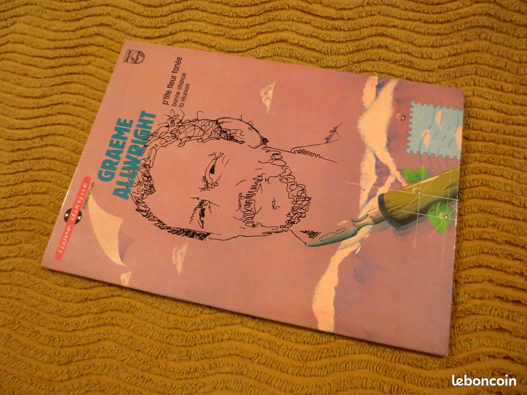 GRAEME ALLWRIGHT - 45 tours livre disque "P'tite fleur fanée" (image 1)