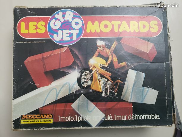Les Gyro Jet motards Vintage 1976 - MECCANO - Complet