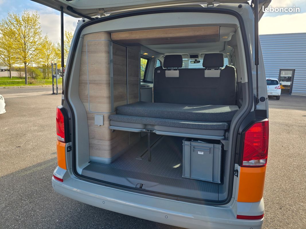 VOLKSWAGEN CALIFORNIA COAST 2.0 TDI150ch DSG CARPLAY/IMMAT FR COVERING ORANGE garantie VW 08/2028 (image 15)
