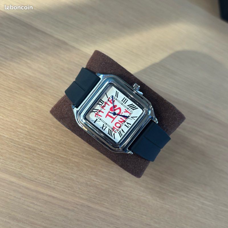 Montre quartz argenté style / Old Money / streetwear / vintage avec design affirmé (image 3)