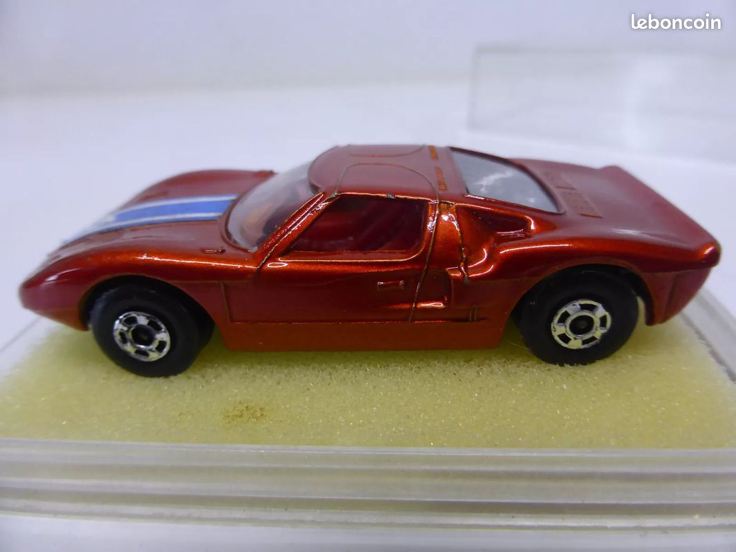 Ford GT40, Elf 1966 matchbox new in box 41 ancien vieux , métal tôle vintage miniature jouet (image 3)