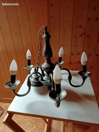 LAMPE SUSPENSION en ETAIN