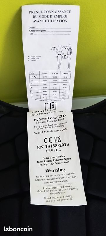 Gilet de protection equitation (image 7)