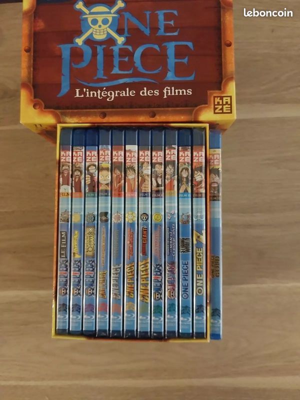 One piece coffret film blu ray 11 films neufs + one piece gold neuf (image 2)
