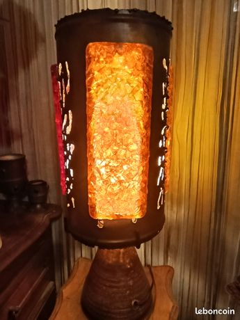 Lampe de table en grès émaillé par Olle Alberius - Rörstrand, Suède