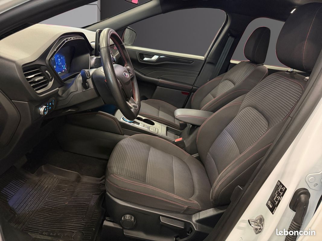 FORD KUGA III 2.5 FLEXIFUEL 190 FHEV ST LINE ECVT / Sieges AV - ARR + Volant Chauffant / CarPlay / Caméra (image 9)