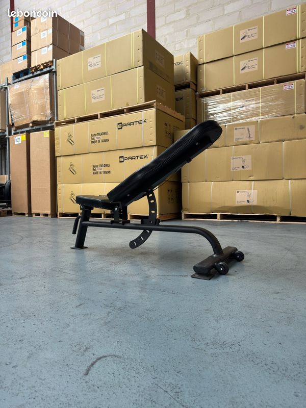 Adjustable Bench occasion machine musculation libre banc ajustable multi positions angles professionnel idéal haltères noir (image 3)