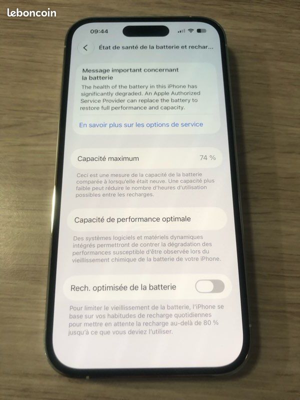 APPLE iPhone 14 Pro 128GB Silver - Excellent état (image 10)