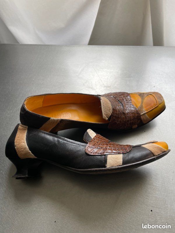Exceptionnel : talons bobines croco et poulain (image 1)