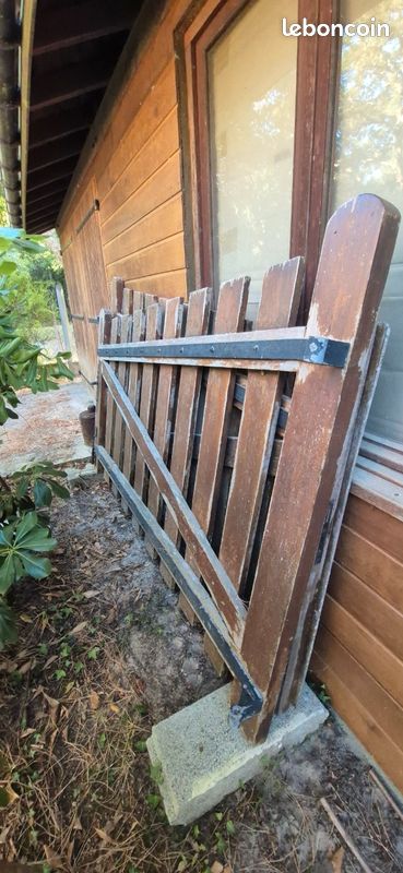 Portail Bois Iroko 4m10 (image 2)