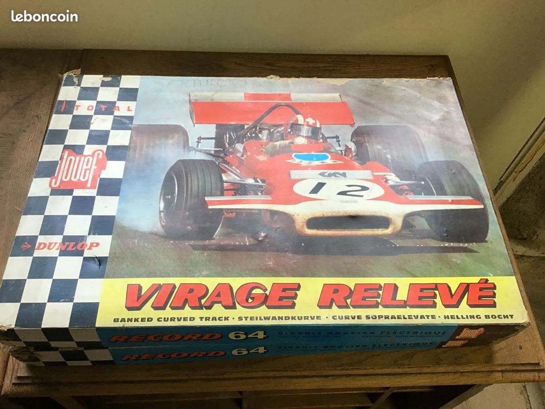 Virage Relevé Circuit électrique Jouef – Pièce Vintage Pour Voitures, Fabriqué En France