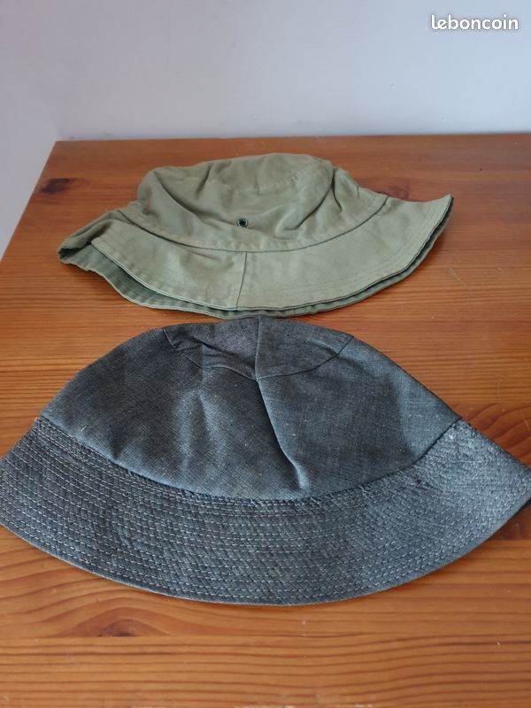 Deux bob neufs vert et gris (image 2)