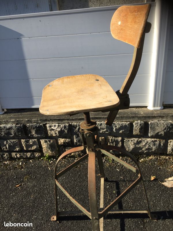 Tabouret industriel collector (image 1)