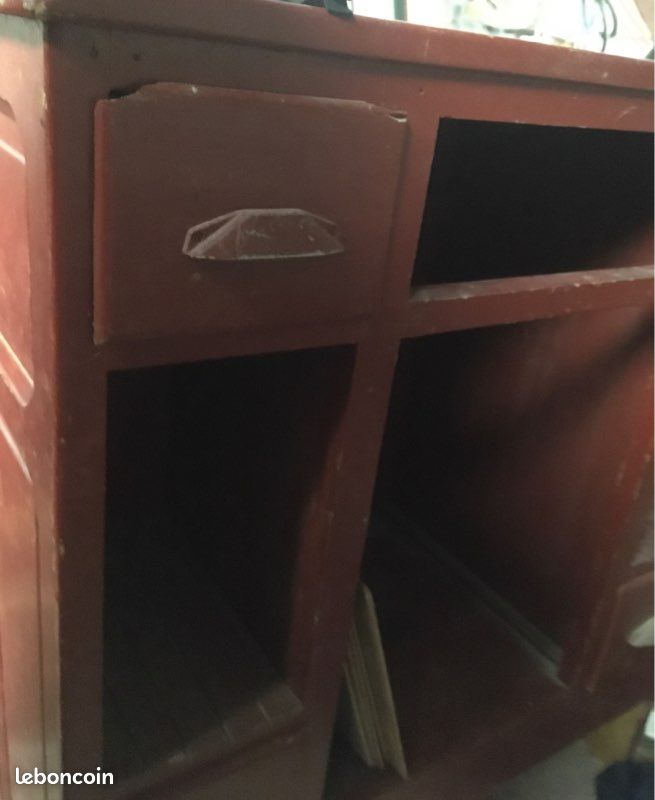 Comptoir bois ancien (image 6)