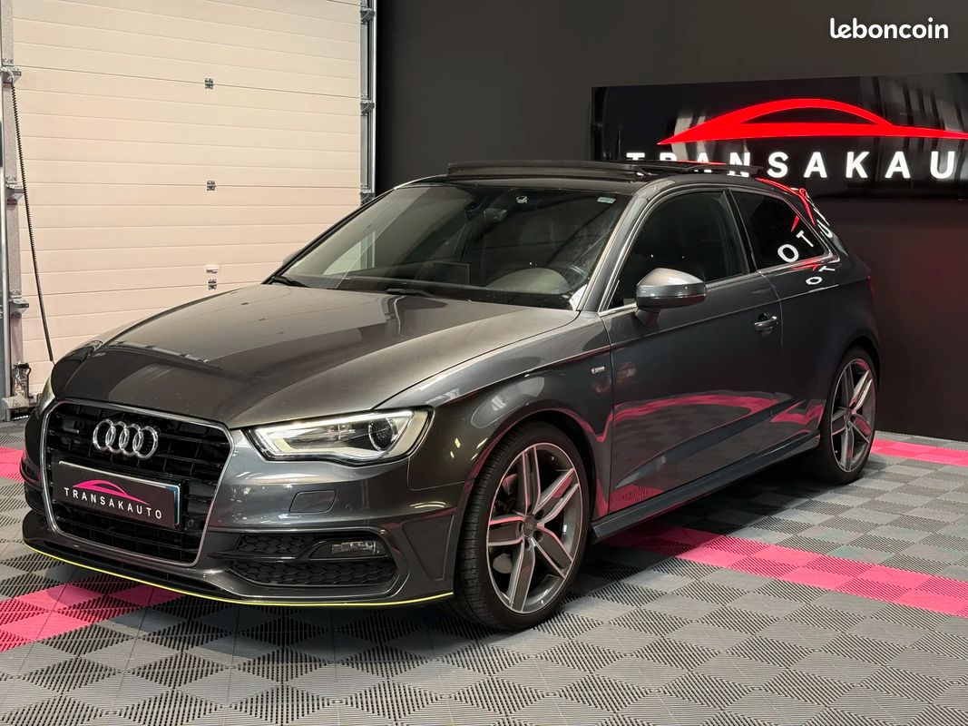 Audi A3 Quattro 2.0 TDi 184 cv S line Toit ouvrant - Bang Olufsen - Distrib et STRONIC à jour (image 2)