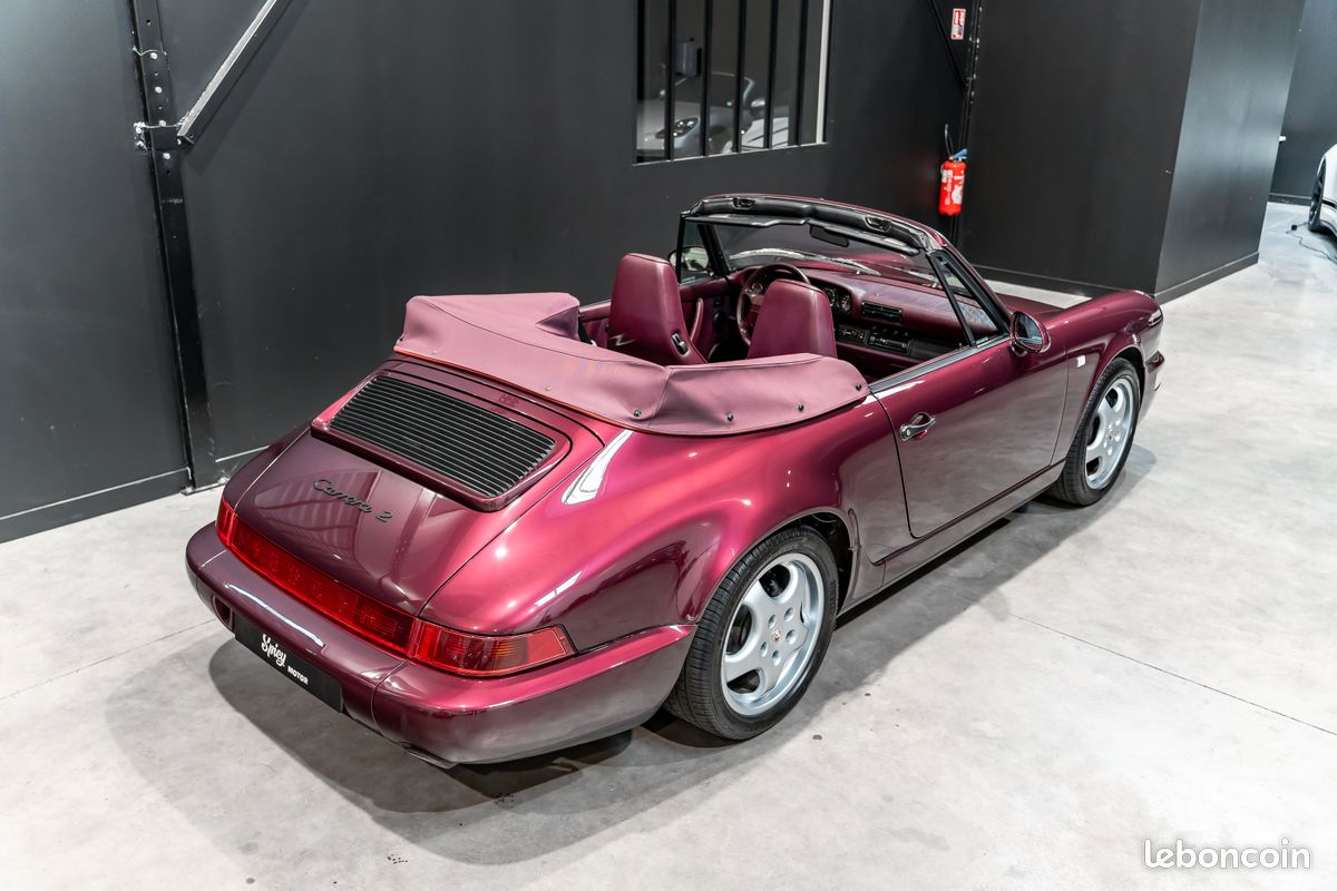 Porsche 911 Type 964 Carrera 2 Cabriolet - Gros dossier - Peinture neuve (image 3)