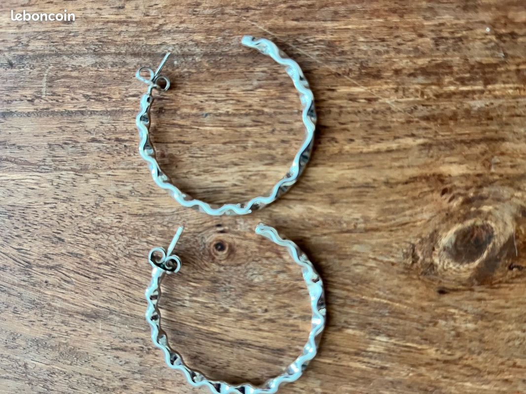 Boucles d’oreilles en argent 925 (image 1)
