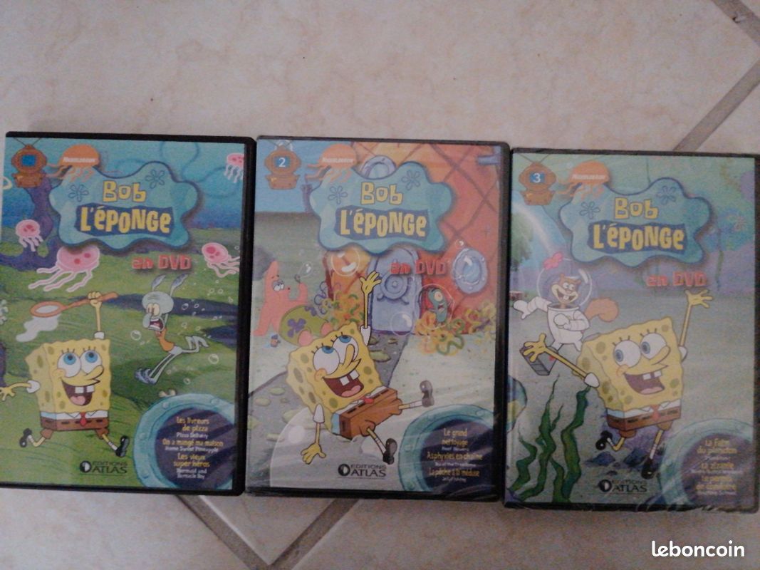 3 DVD Bob l'éponge (image 1)
