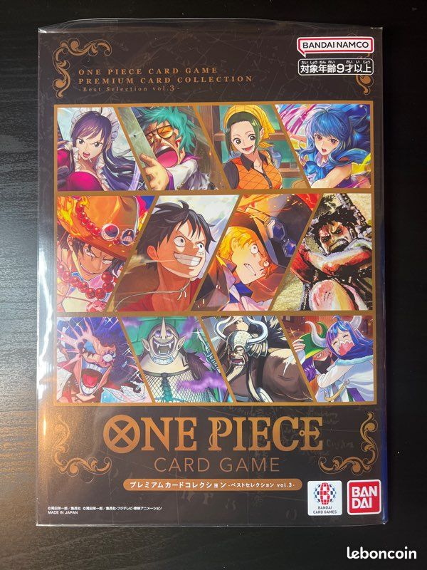 One Piece card game best sélection vol3 jap (image 1)