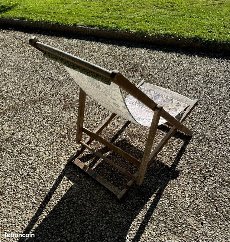 Transat / Chilienne / Chaise longue bois maison du monde (image 4)