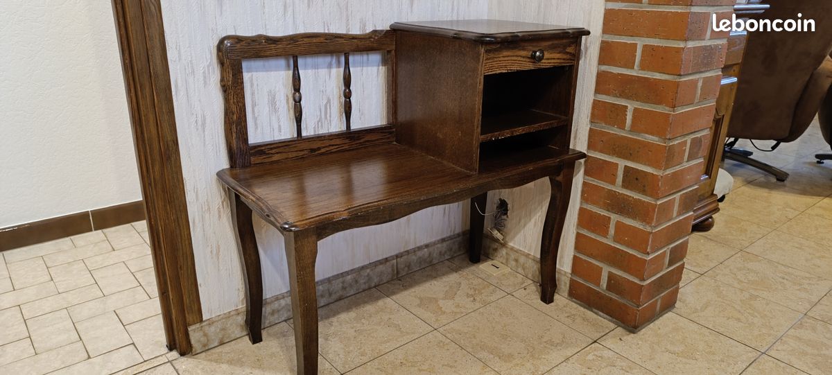 Meuble téléphone en chêne (image 3)