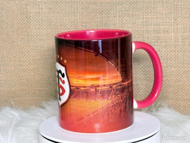 Mug Officiel Stade Toulousain - Collection Rugby En Céramique 310ml, Parfait Pour Les Vrais Fans